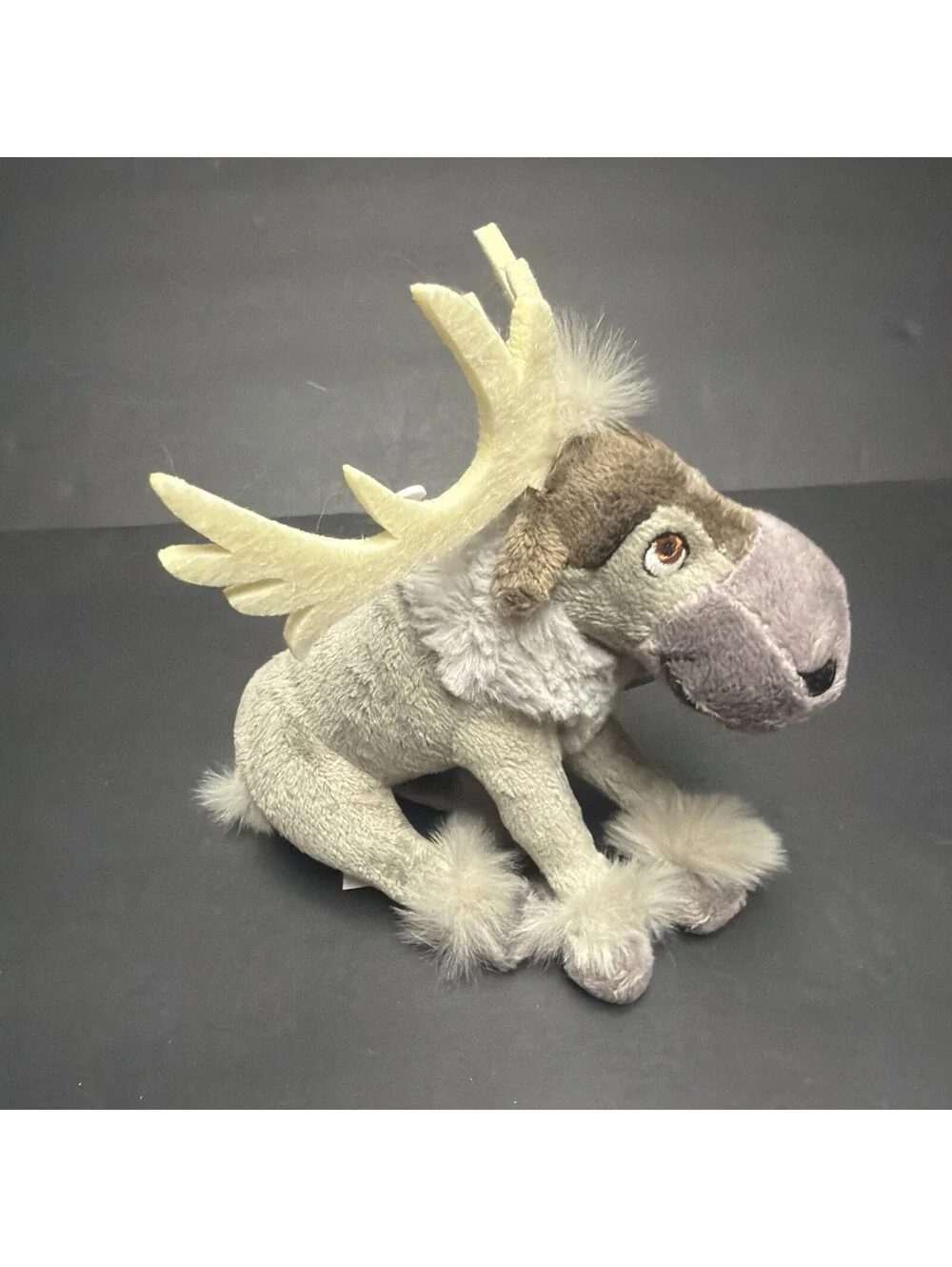 Kohls Disney Frozen Sven Reindeer Stuffed Plush Felt Antlers 9”x 7” NWT Clean
